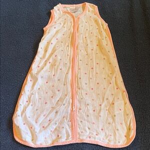 aden + anais Pink and white Polka Dot SleepSack